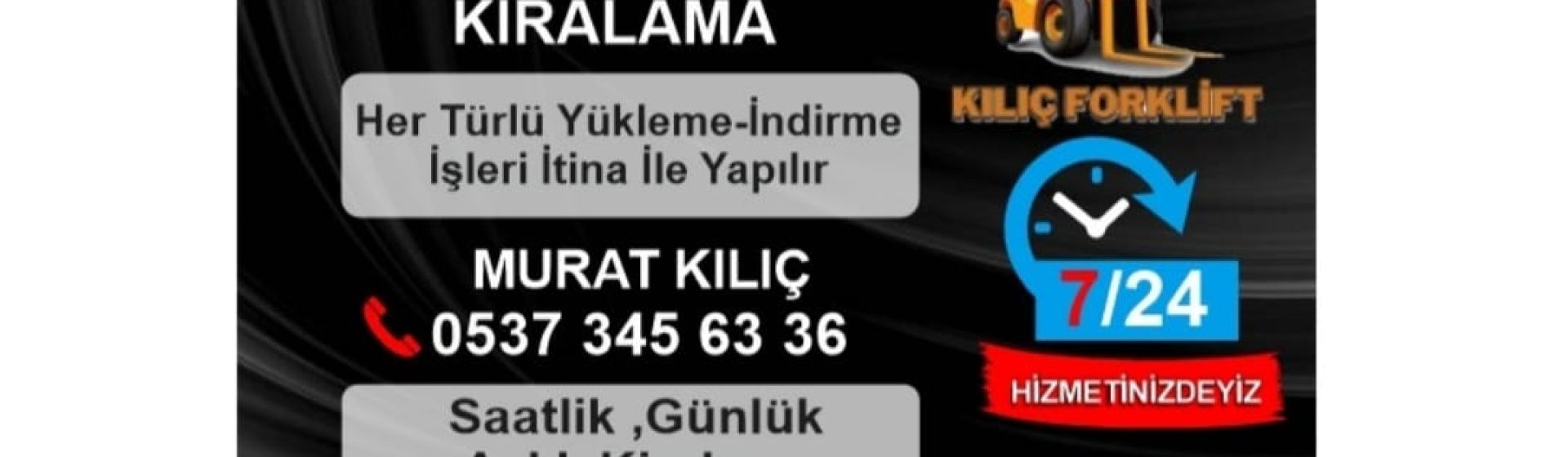 Kılıç Forklift Kiralama